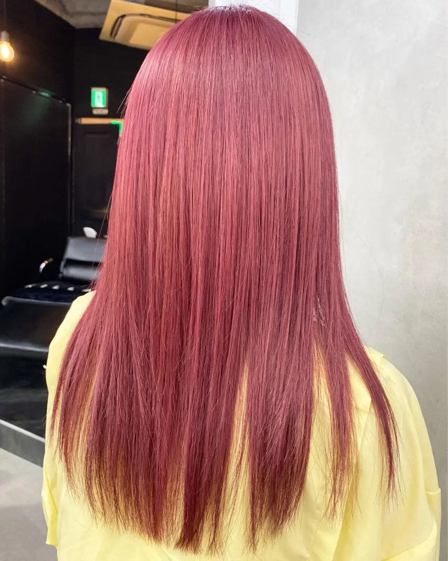 ロング カラー 🧸艶々韓国ヘア 🧁mizunaのヘアスタイル