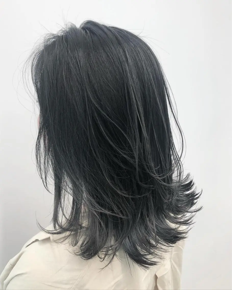 セミロング カラー ヘアアレンジ 【公式】amble luxe池袋東口🩷のヘアスタイル