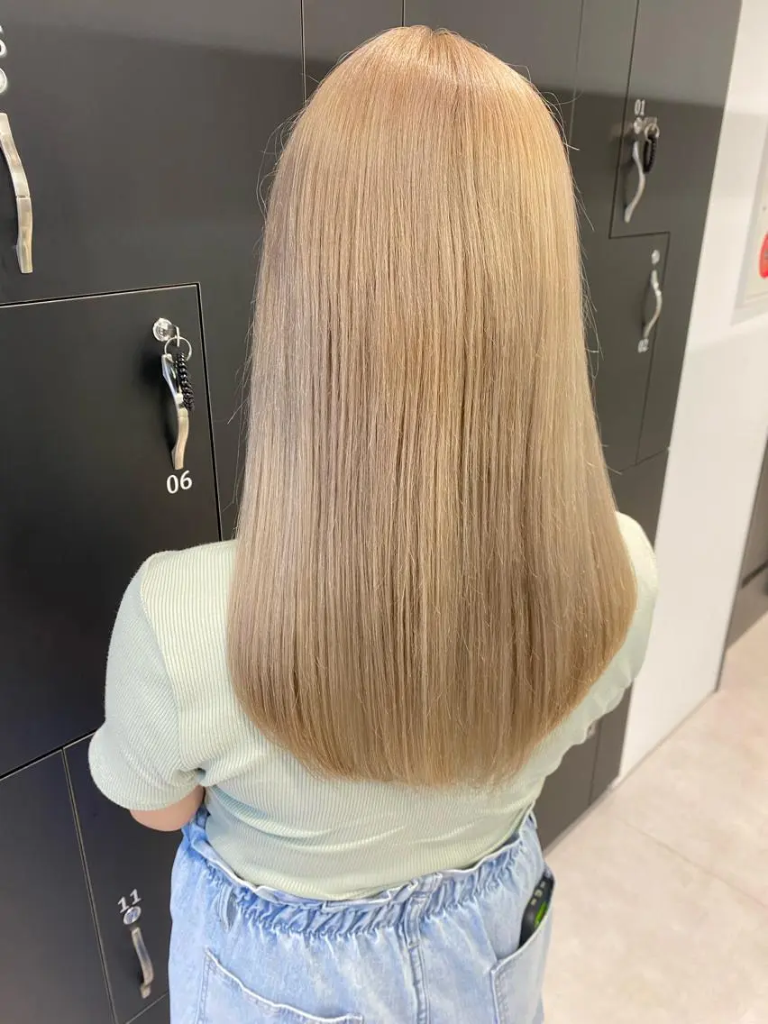 セミロング カラー ヘアアレンジ 当日予約⭕️ JUNYAのヘアスタイル