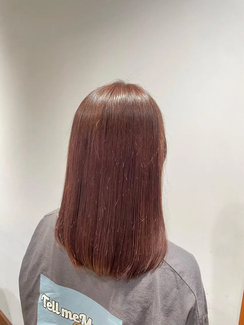ミディアム ユウナ🎀レイヤー/ 暖色カラーのヘアスタイル
