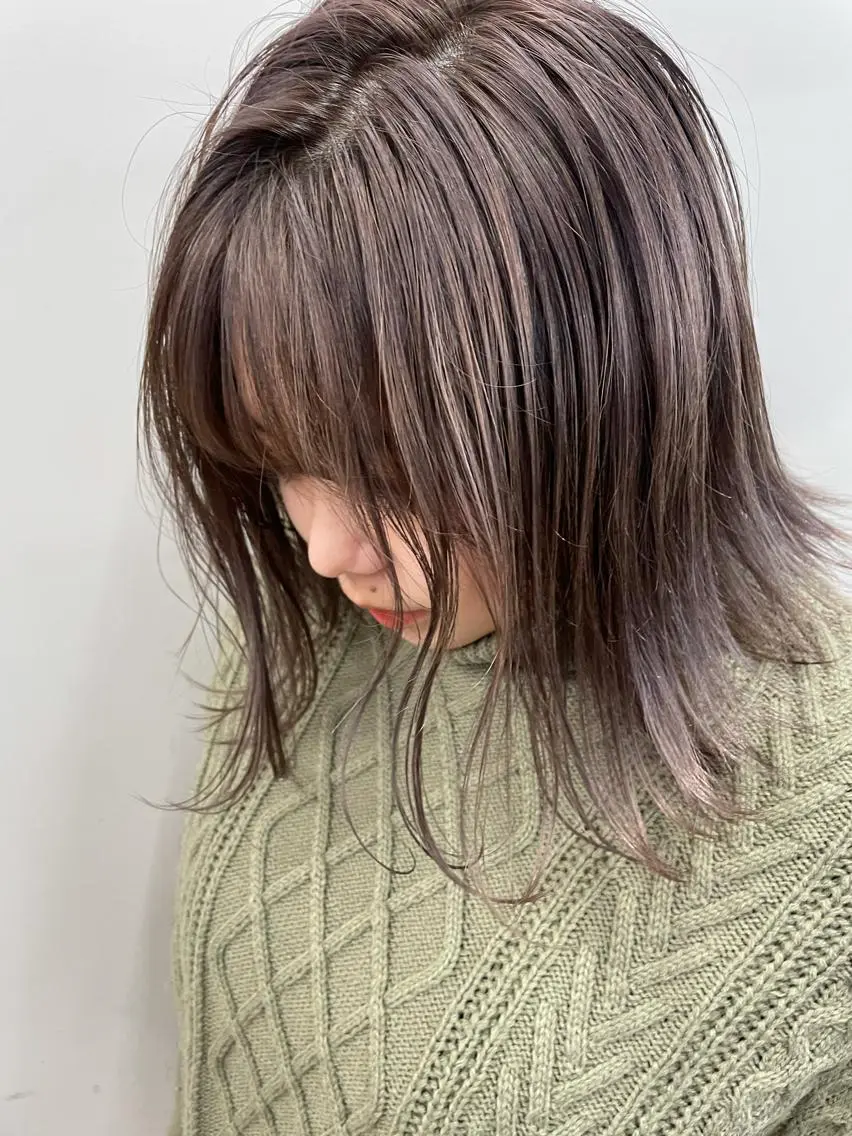 ミディアム カラー ヘアカラー 関 京磨のヘアスタイル