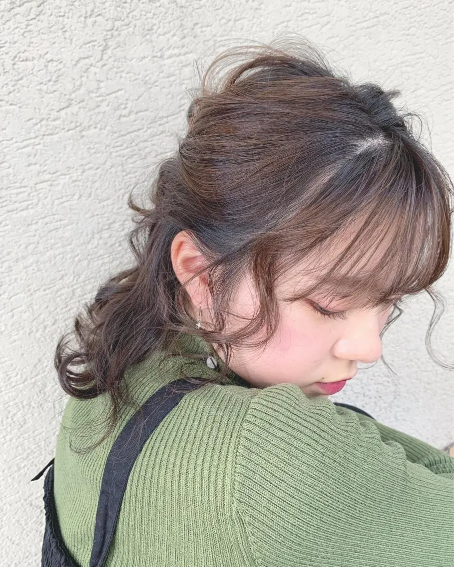 ミディアム ヘアアレンジ flocci🌙 フロクシのヘアスタイル