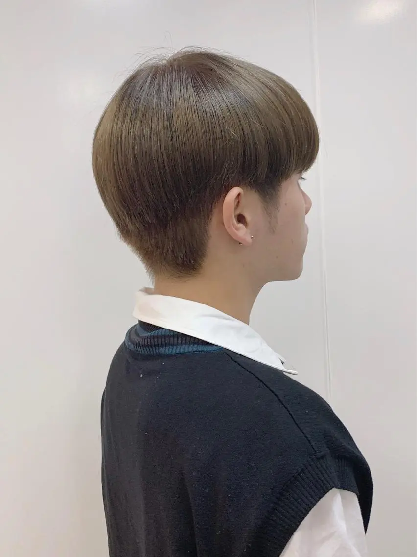 ショート カラー ヘアアレンジ メンズ 柔らか垢抜けｶﾗｰと ｶｯﾄ🫧ASUKAのヘアスタイル