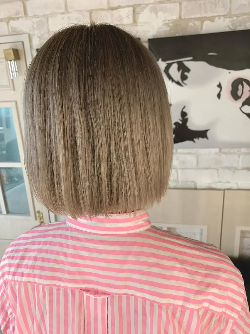 ミディアム ヘアカラー ✨ハイトーン✨艶髪 ✨髪質改善✨和田のヘアスタイル