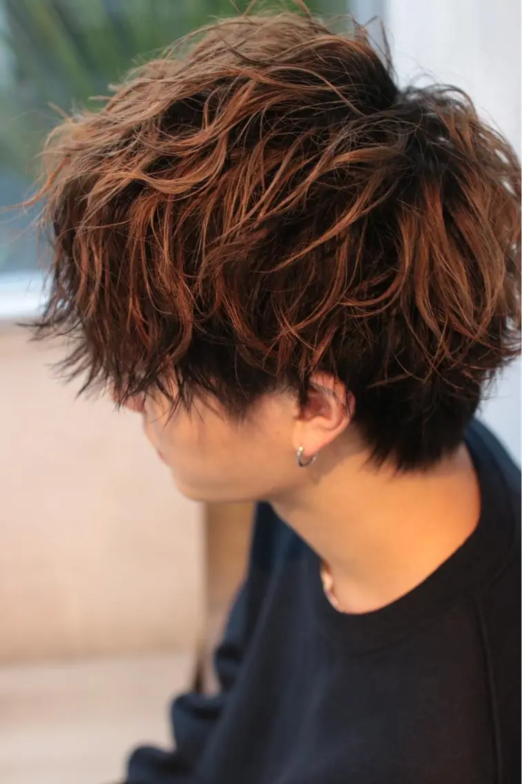 ショート メンズ カット パーマ 🌞メンズパーマ ONOE💈のヘアスタイル