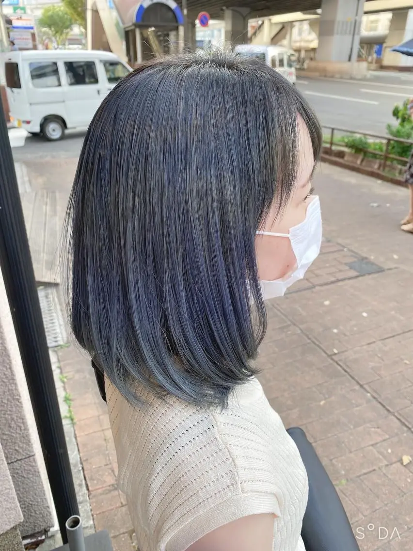 ミディアム pif designのヘアスタイル