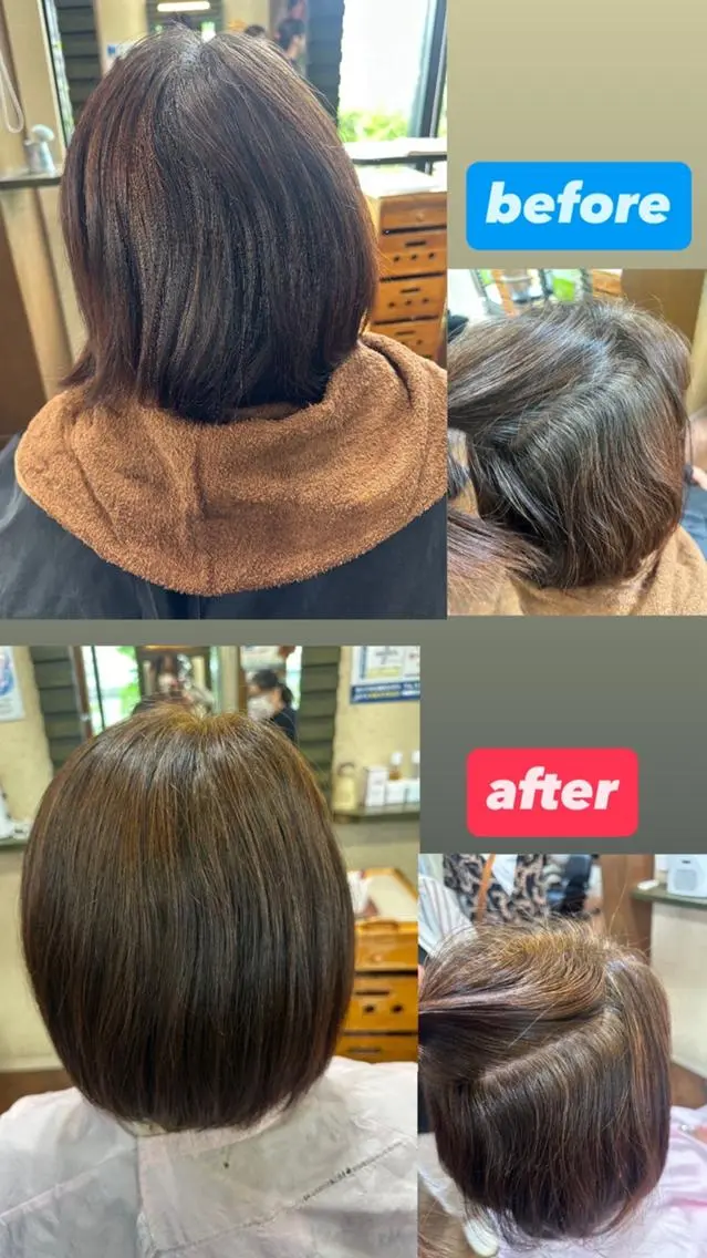 カラー ヘナカラー 🌻リンクスハート 🌼島岡 茉生🌻のヘアスタイル