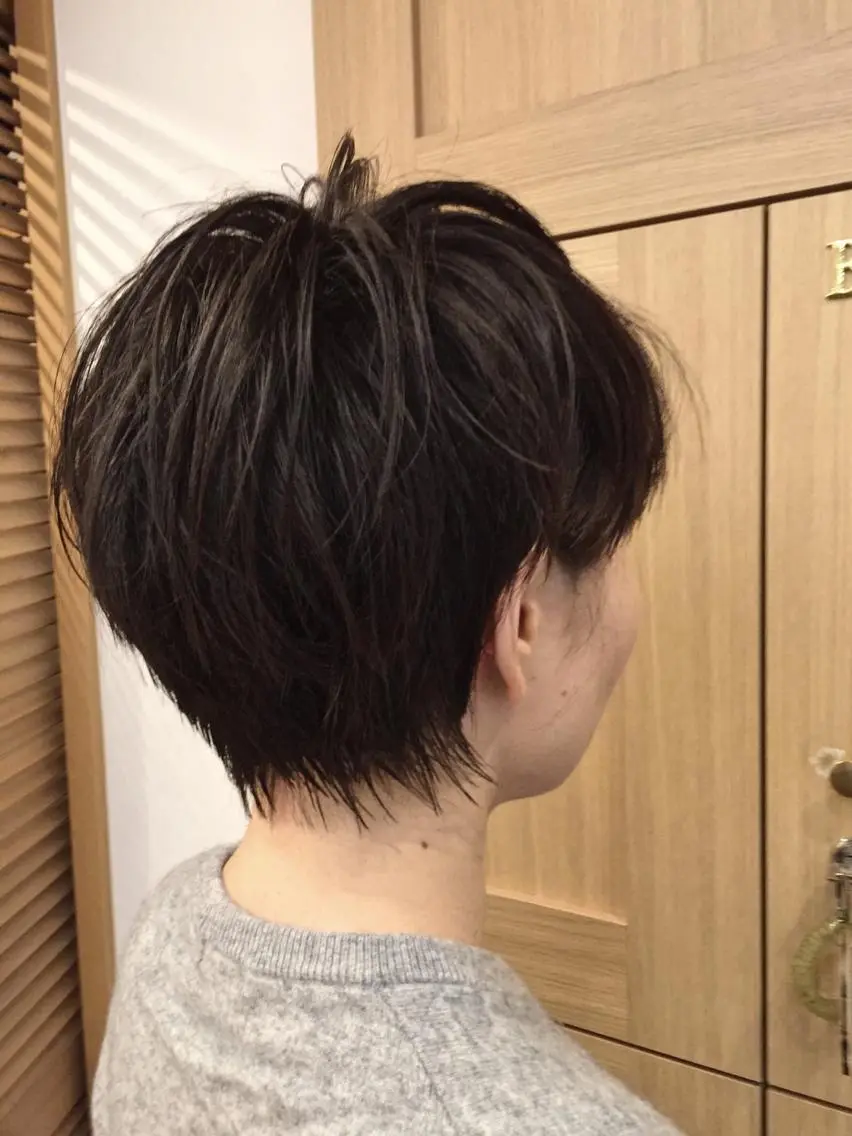 ショート カラー ショートヘア カラー特化サロン大阪 ルービック江坂/新城のヘアスタイル
