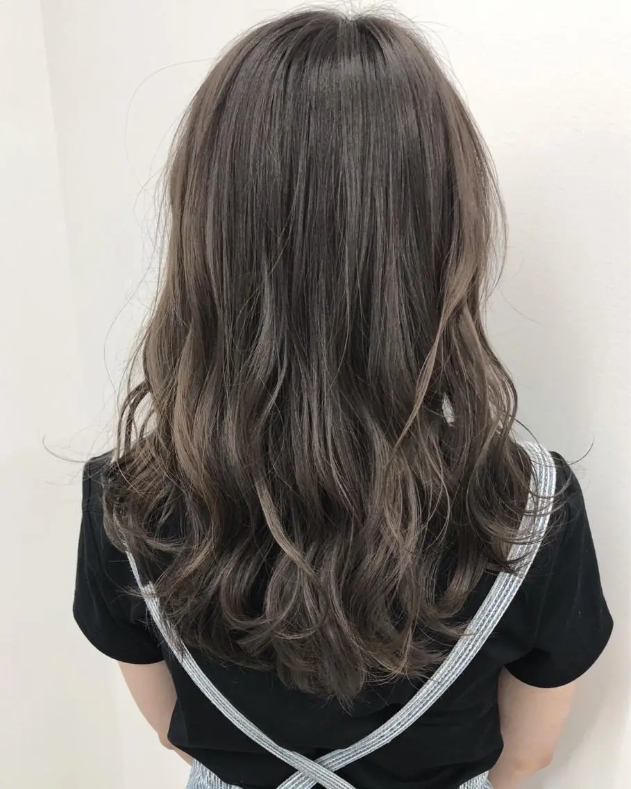 ロング カラー ヘアアレンジ アディクシーカラー 透明感カラー 【公式】amble luxe池袋東口🩷のヘアスタイル