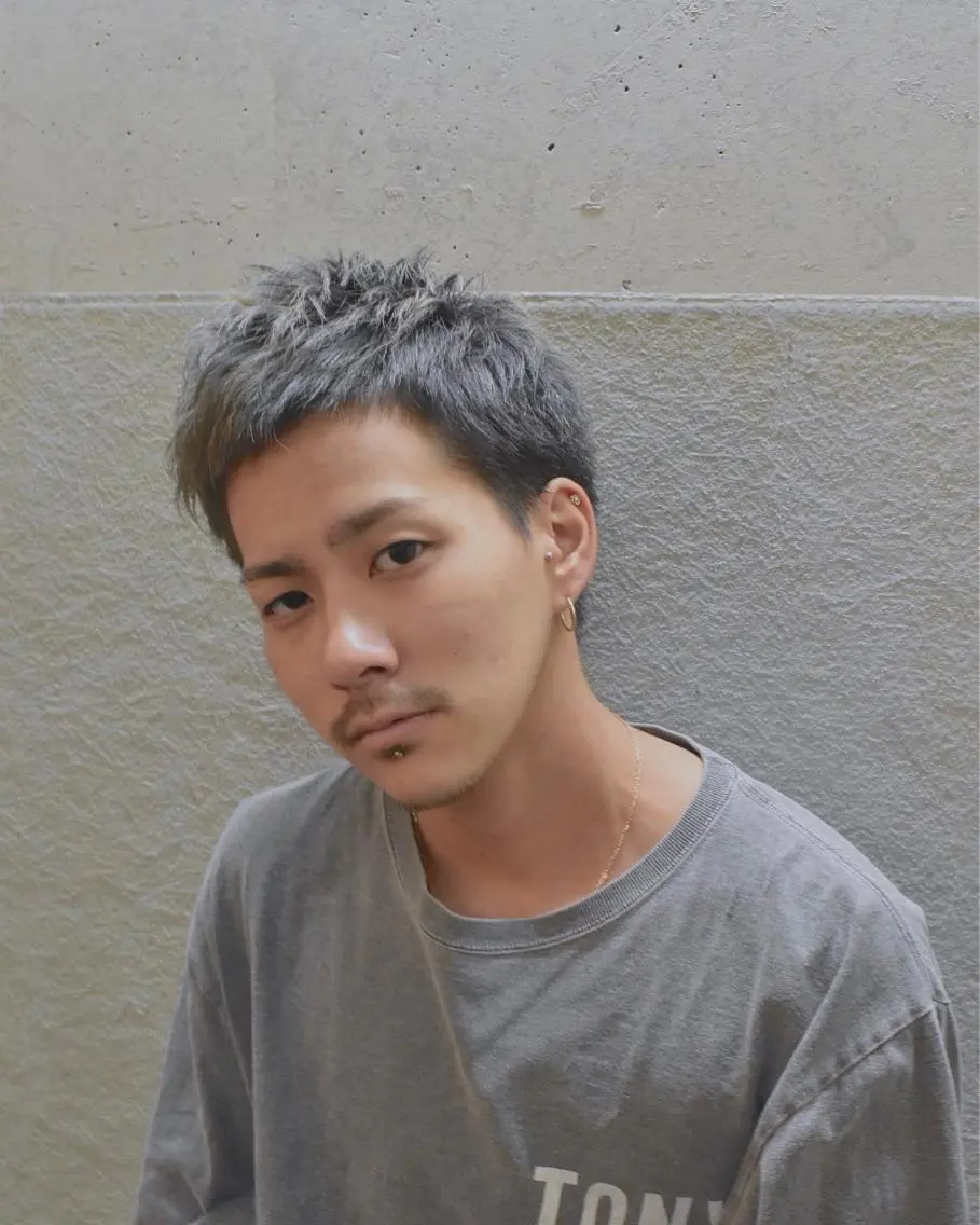 ショート メンズ メンズベリーショート ベリーショート ショートヘア カット ヘアカラー トリートメント ✨髪質改善縮毛矯正✨ 宇田川修平のヘアスタイル