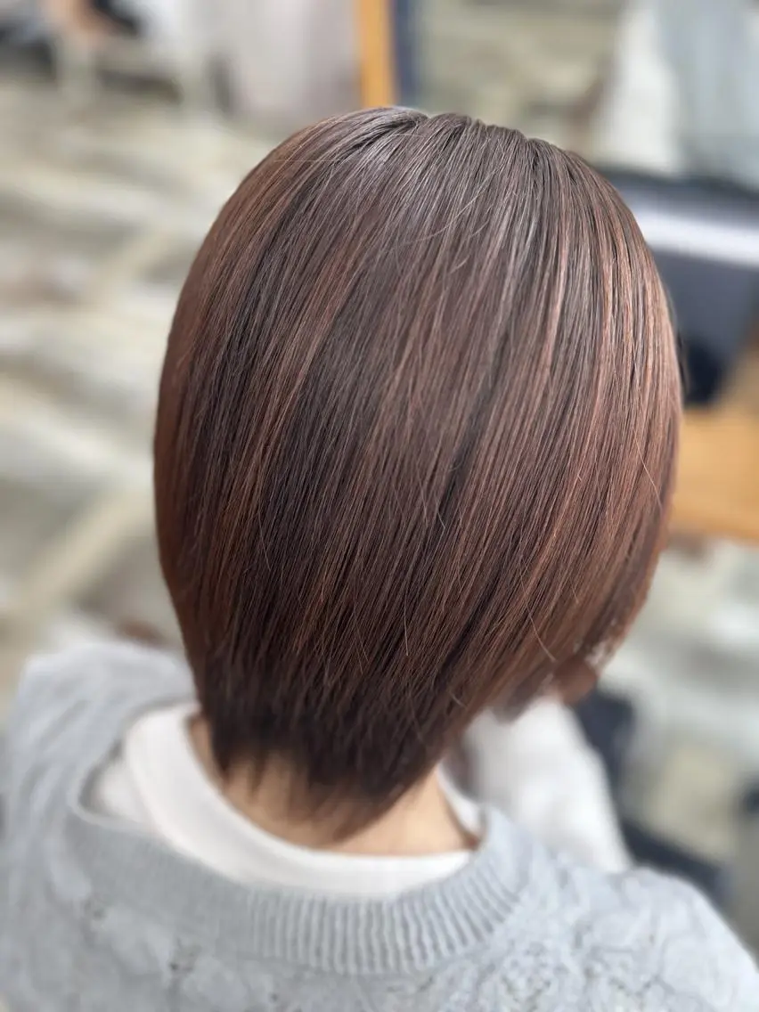 ショート カラー カット ヘアカラー トリートメント 🤍小澤 日菜🤍のヘアスタイル