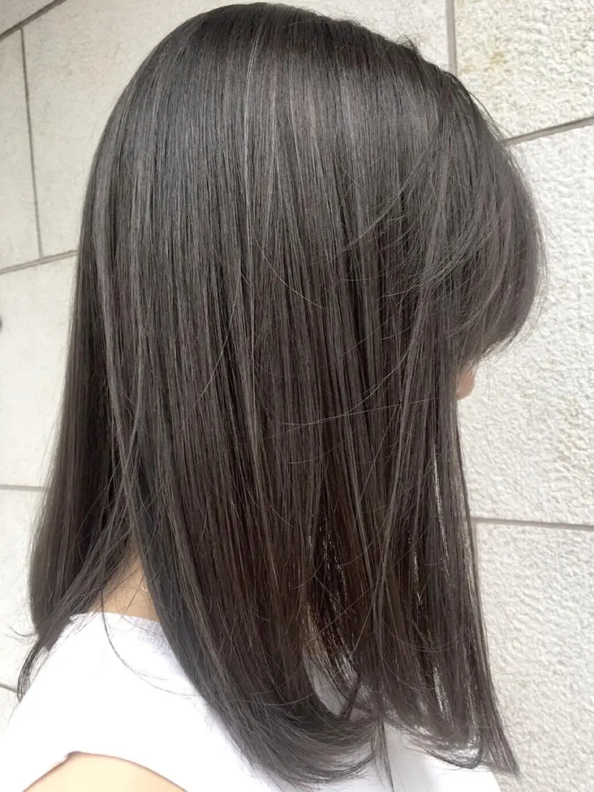 ミディアム カラー 透明感カラー 外国人風カラー 1日1名限定 【代表】 HIDE.のヘアスタイル