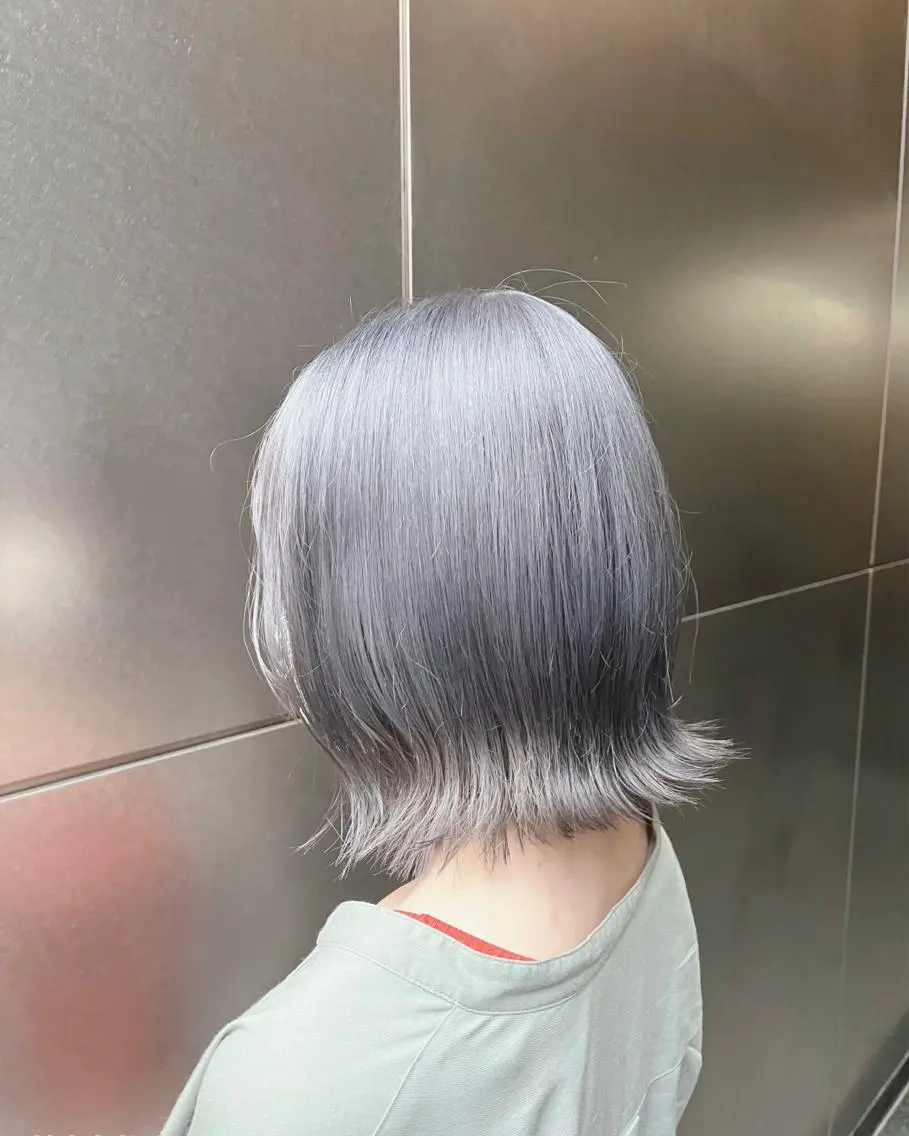 カラー アッシュ しみず りぶのヘアスタイル