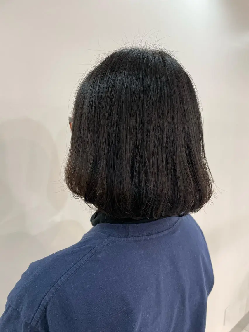 ミディアム パーマ ミディアムパーマ ボブ Kaho🌼/メンズ ニュアンスパーマのヘアスタイル