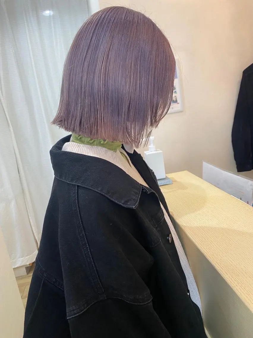 ミディアム カラー イルミナカラー カット ヘアカラー grand juteのヘアスタイル