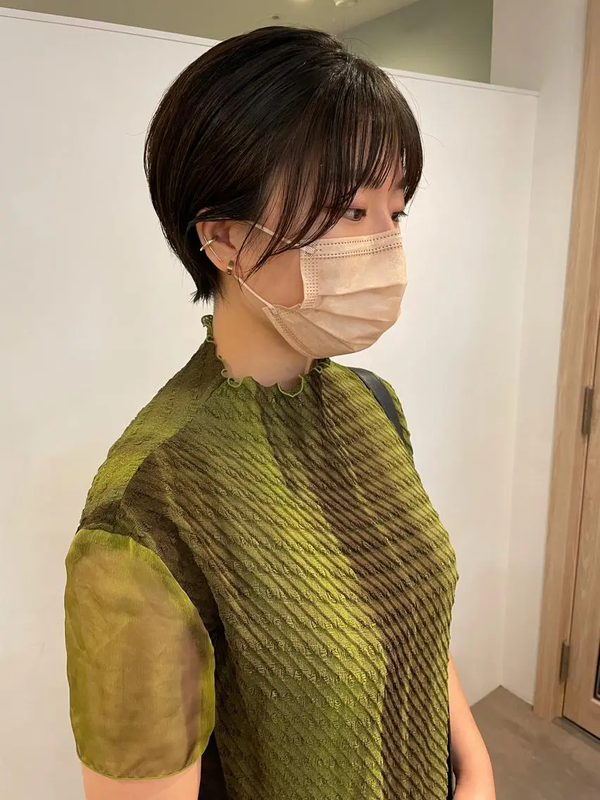 ショート 大迫 江梨のヘアスタイル