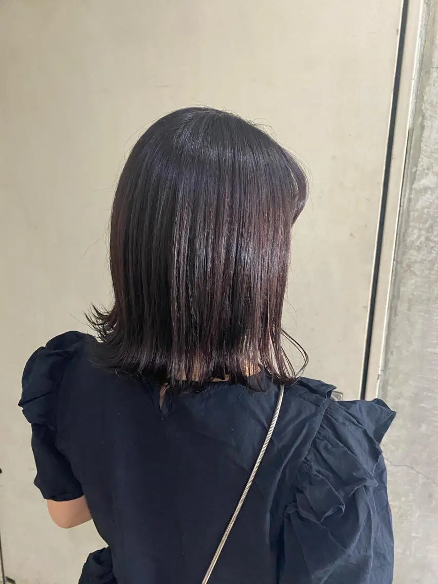 ミディアム カラー 清村 和音のヘアスタイル