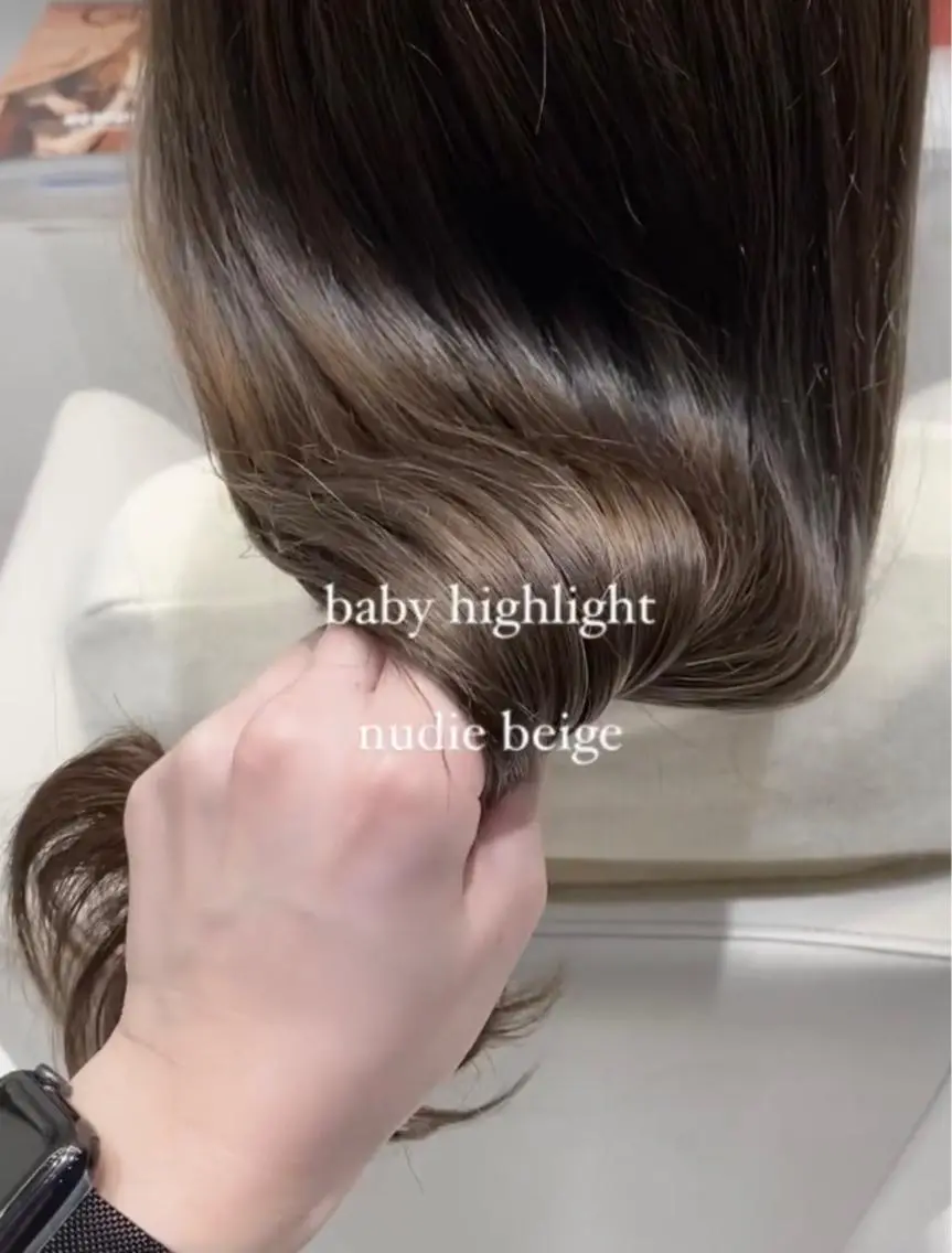 ミディアム カラー K-two谷町❄️ hinaのヘアスタイル