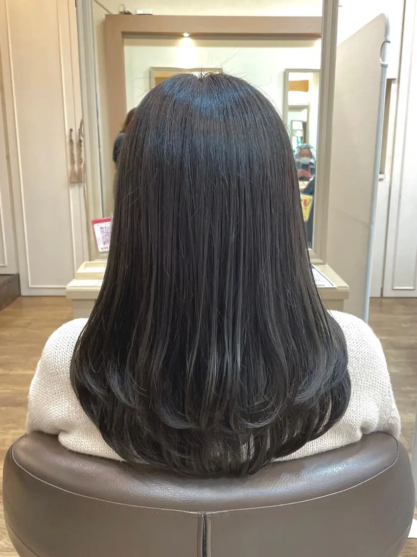 ロング カラー グレージュ オリーブグレージュ オリーブグレー メンズパーマ🌀/ 中村郁未のヘアスタイル