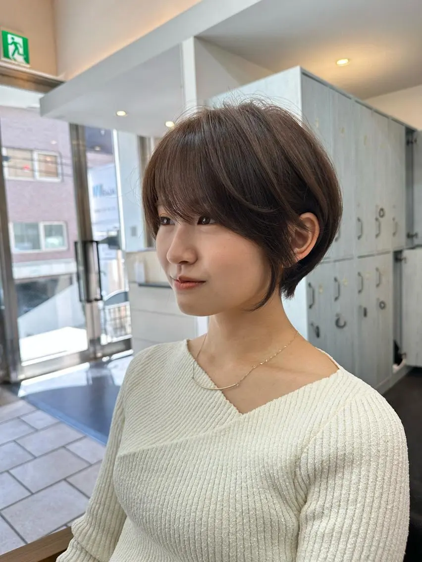ショート ショートヘア カット ヘアカラー ショート/レイヤー カット/服部タカノリのヘアスタイル