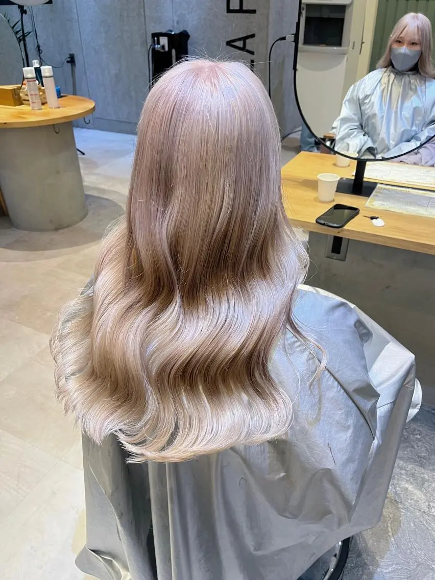 カラー ヘアカラー 髪質改善ケア🤍小川 友香のヘアスタイル