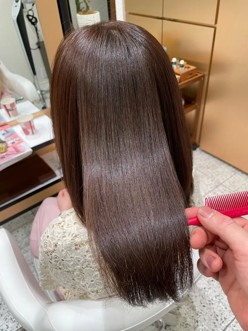 ミディアム 中西 優典のヘアスタイル