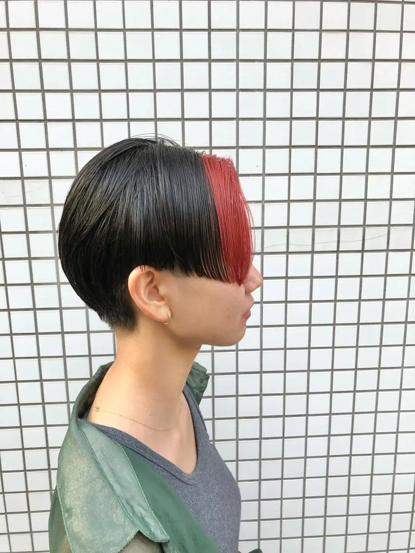 ショート カラー tokute Takahashiのヘアスタイル