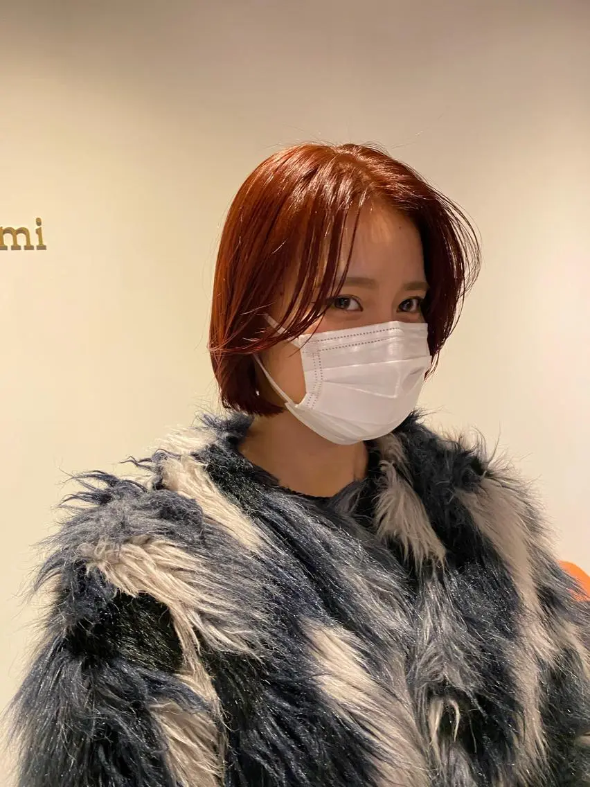 ショート オレンジブラウン 栗原 瑞稀のヘアスタイル