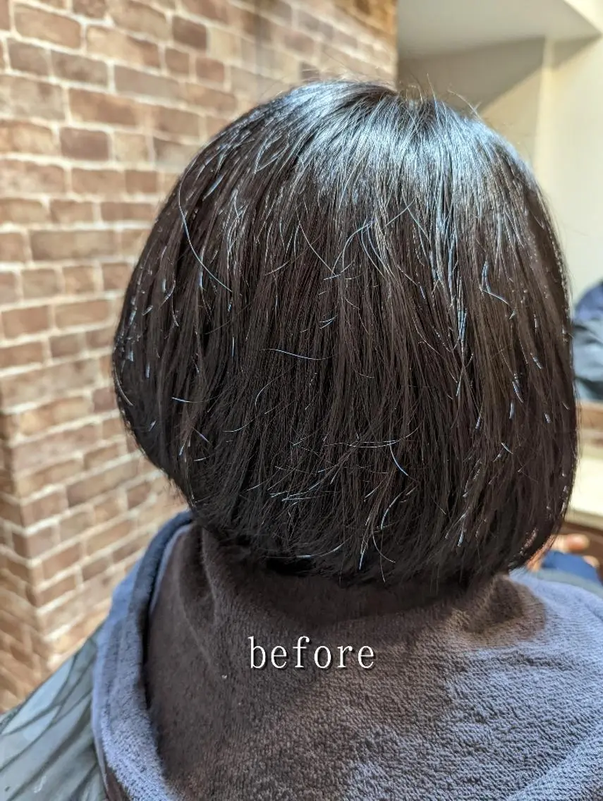ショート カット 縮毛矯正 トリートメント 美髪矯正 キョウスケのヘアスタイル
