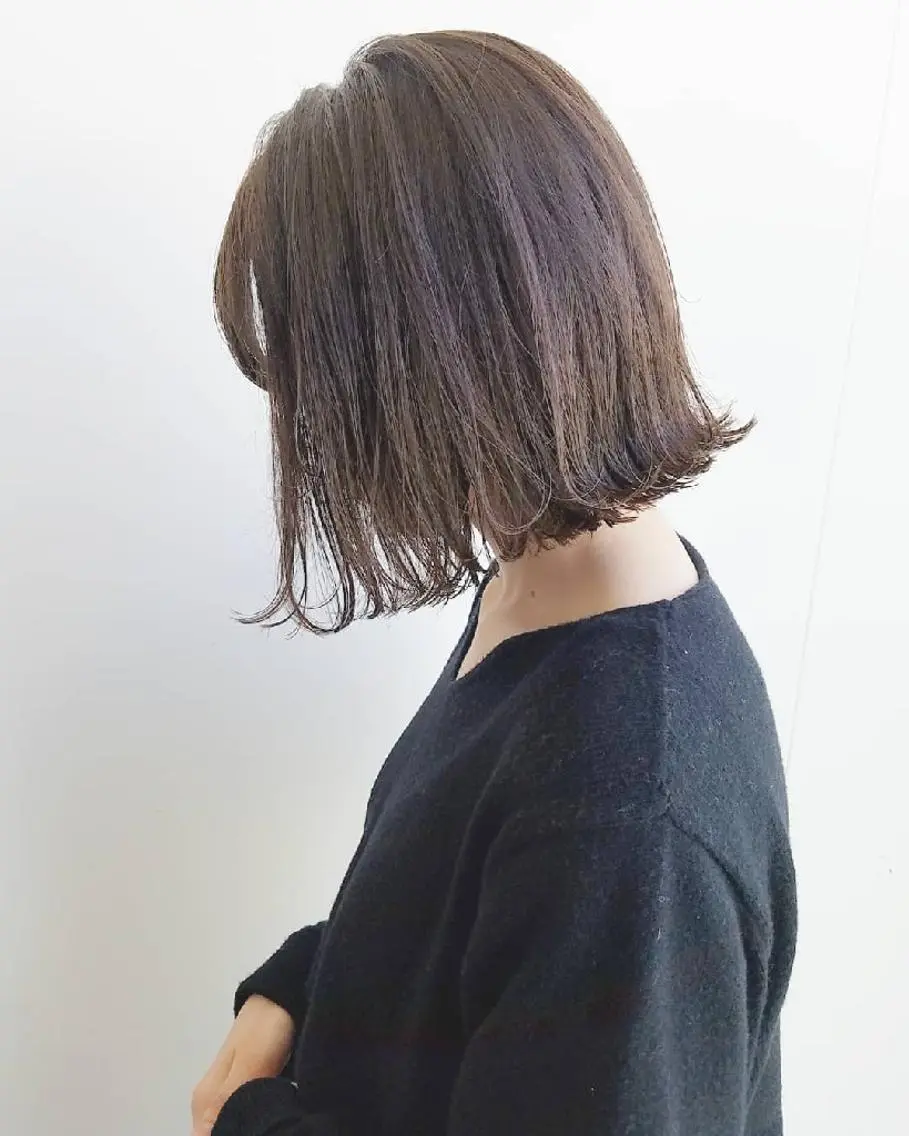 カラー ショート ヘアアレンジ ネイル マツエク・マツパ 切りっぱなしボブ ボブ iplus　眉毛と まつげパーマ専門店のマツエク・マツパデザイン