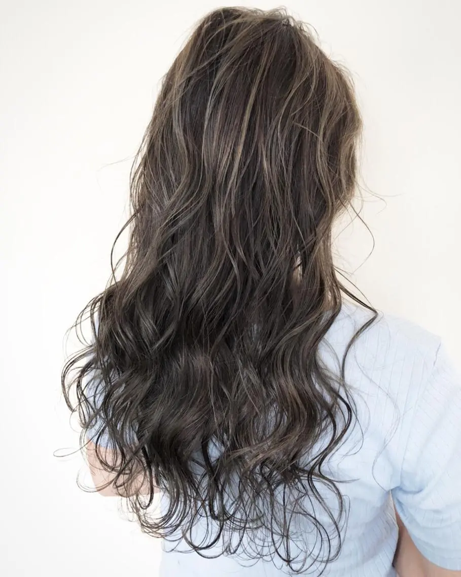 セミロング カラー 髪質改善サロン ARCHE野瀬冬馬のヘアスタイル