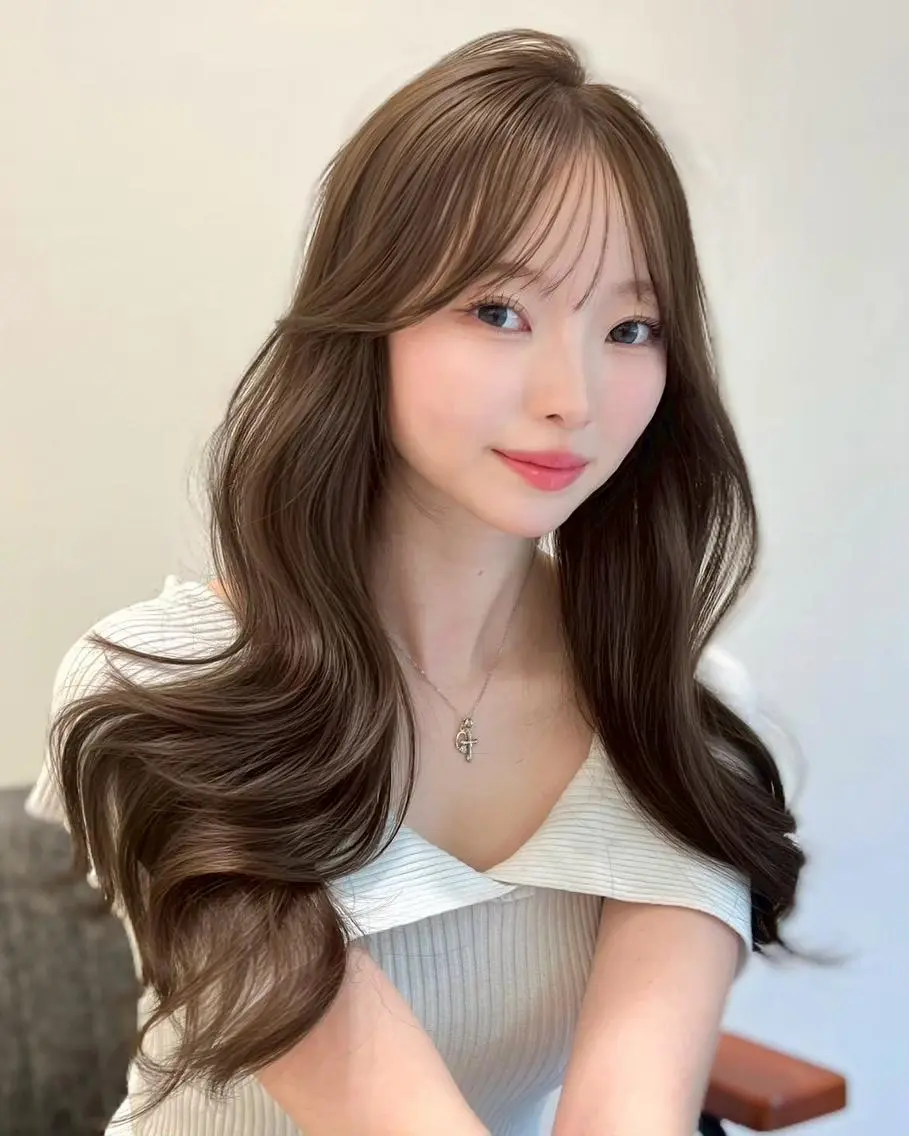 カラー うる艶かわいい🫧 夏の透明感🍨のヘアスタイル
