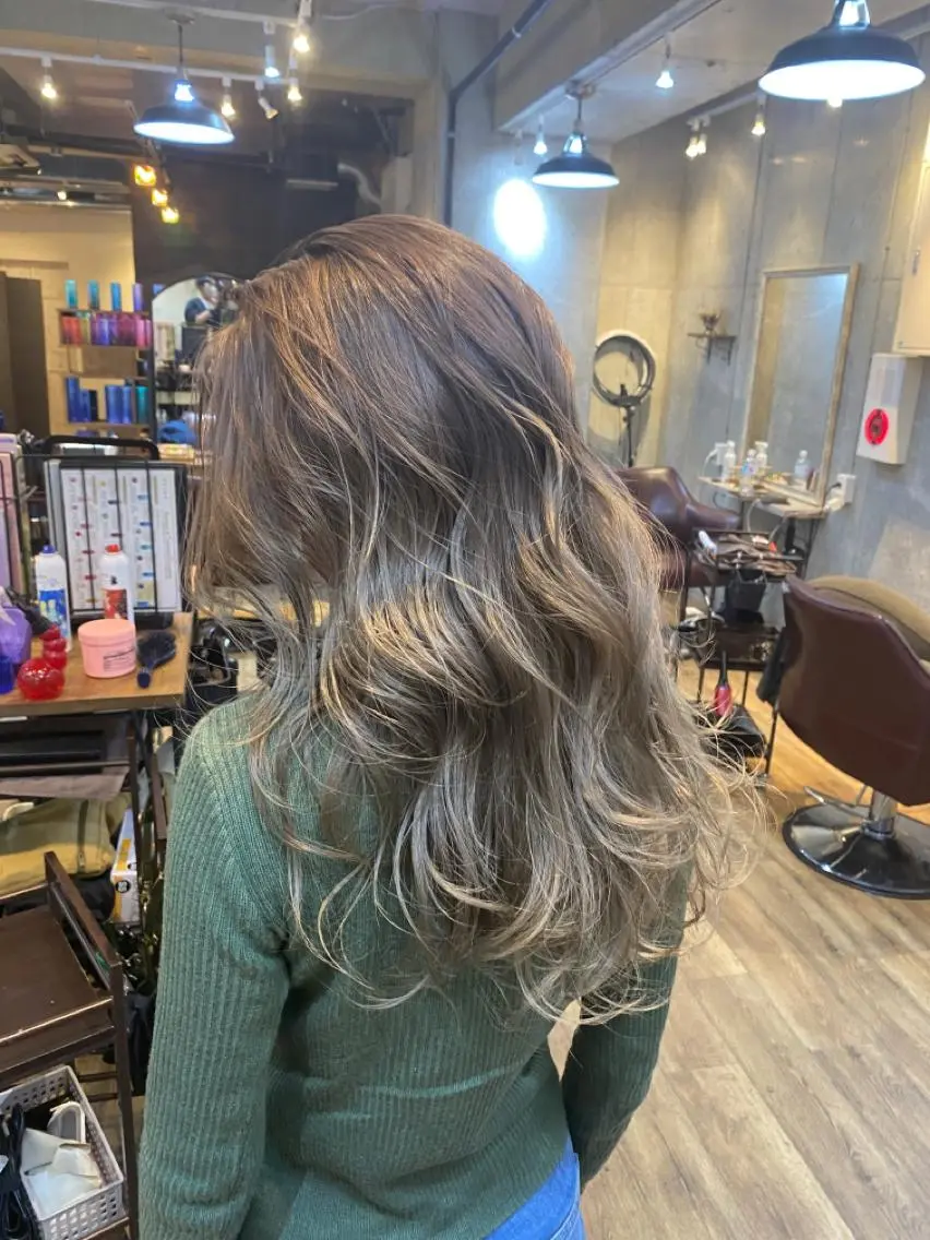 ロング カラー 増山 大起のヘアスタイル