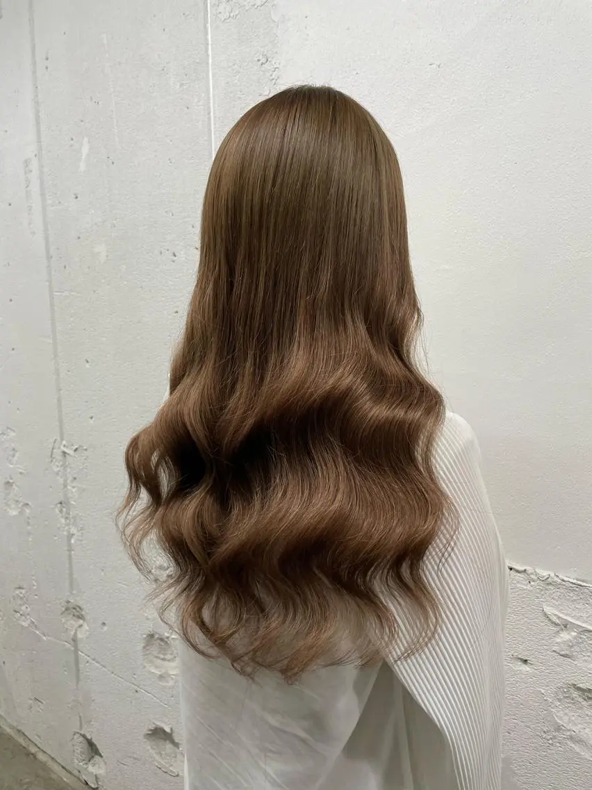ロング カラー シールエクステ バレイヤージュ ミストバング ダブルカラー  フェイスフレーミング ヘアカラー エクステ 🧡艶髪/エクステ 🫧🧡YUKI❄️のヘアスタイル