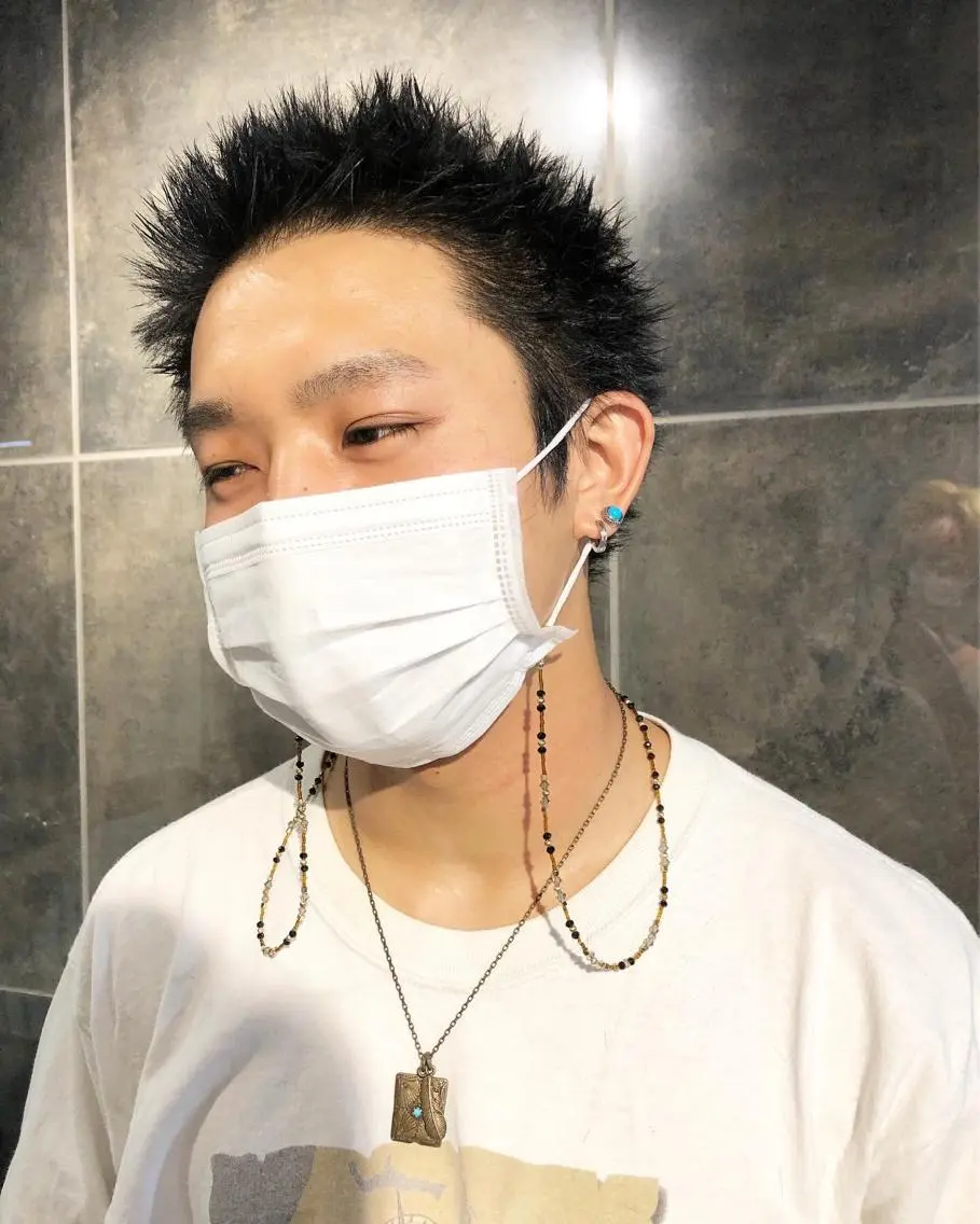 ヘアアレンジ メンズ メンズベリーショート カット トリートメント ヘアセット メンズ特化✂️栗原 侑也のヘアスタイル