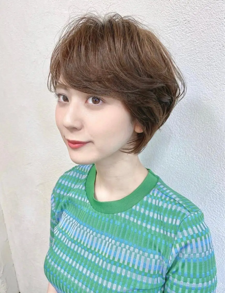 ショート カラー 🦋透明感カラー🦋 なつやのヘアスタイル