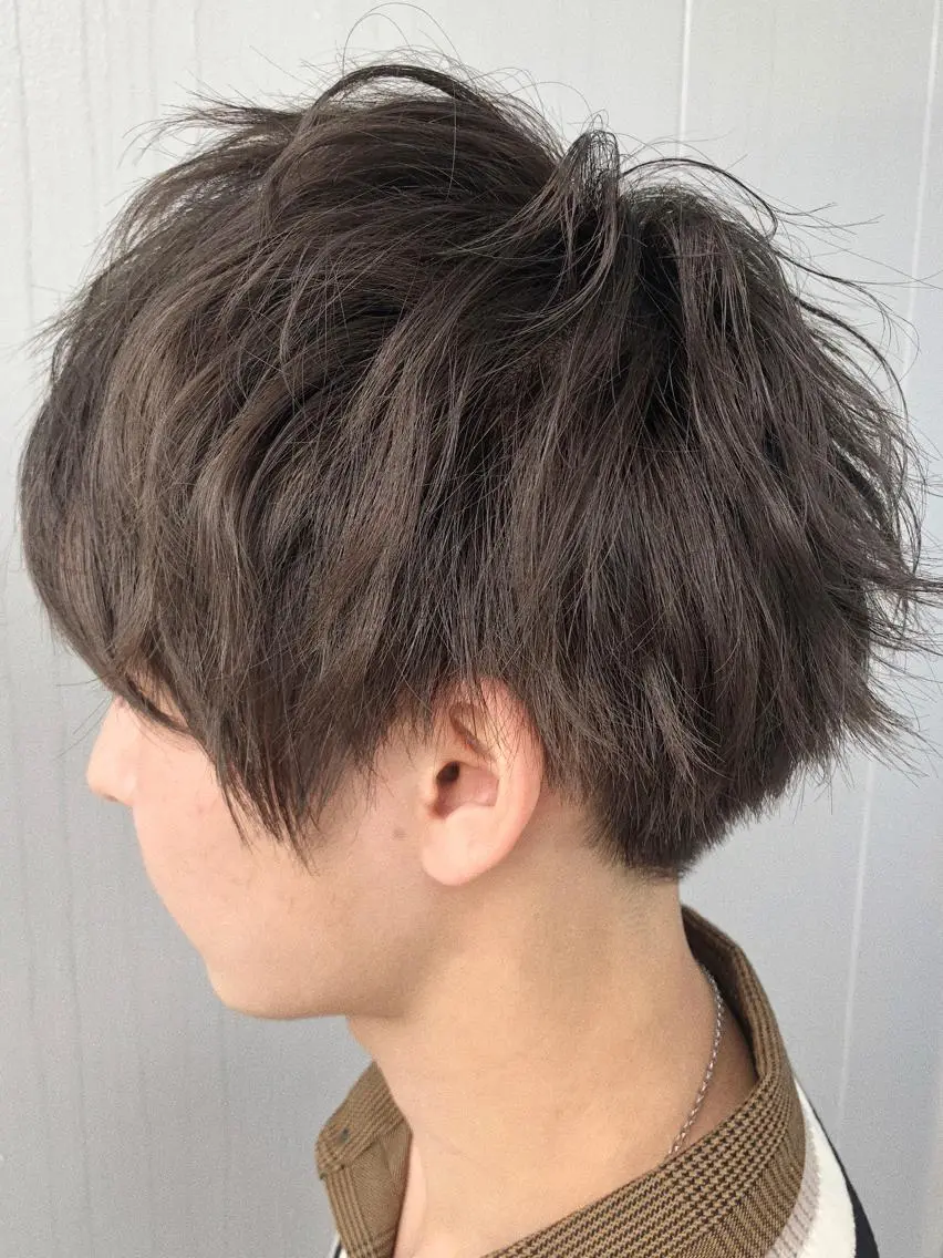 ミディアム ミディアムパーマ 田中 健太郎のヘアスタイル