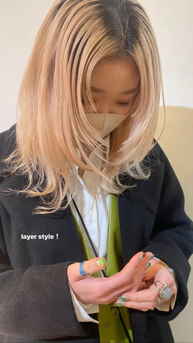 ミディアム niconail 🧣ayu 📍烏山のネイルデザイン