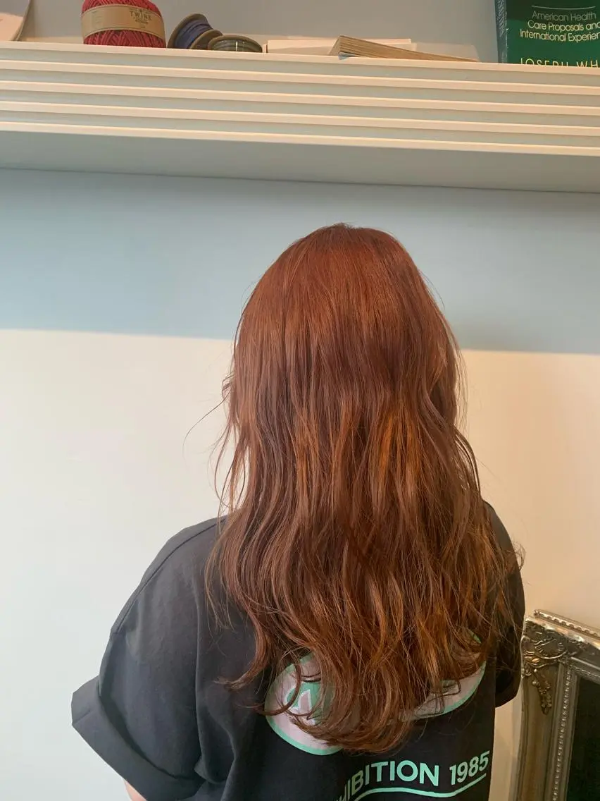 セミロング ヘアカラー トリートメント ヘッドスパ ヘアセット 大宮/山口 竣也のヘアスタイル