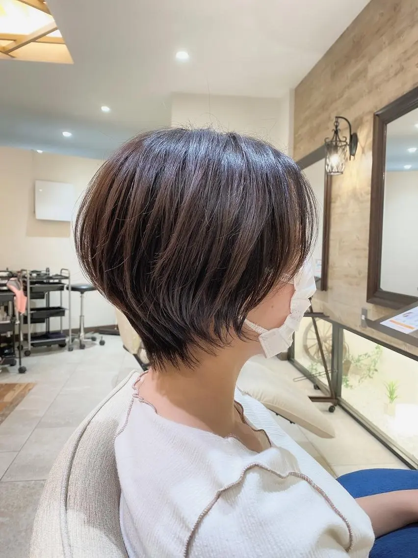 ショート ボブ 似合わせカット ショートヘア 小顔カット 宮腰一磨 ・ショート・ボブ🌿のヘアスタイル