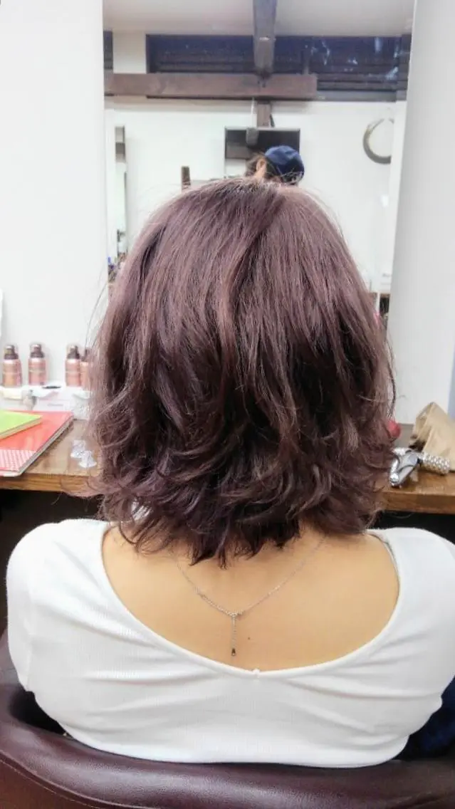 ミディアム カラー ライブトレア YOSHIKIのヘアスタイル