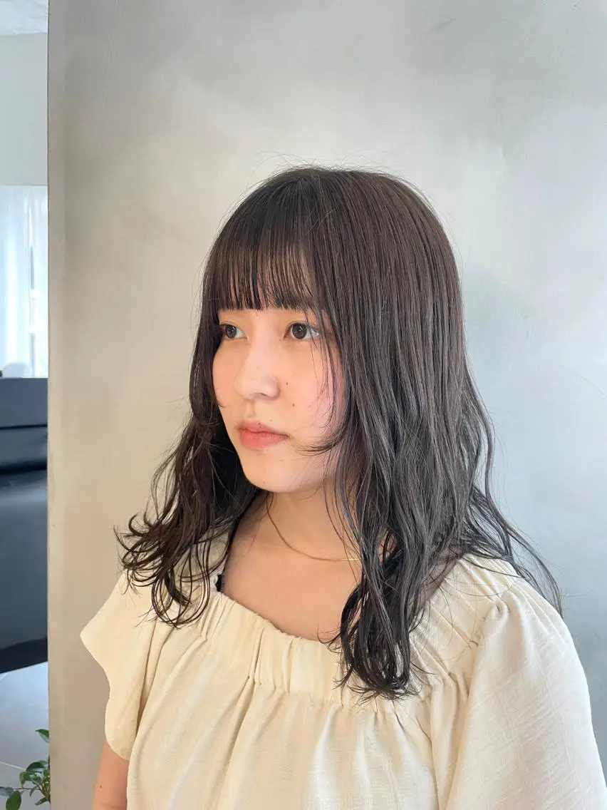 ミディアム カラー 🪞透け感&韓国ヘア 🪞honokaのヘアスタイル