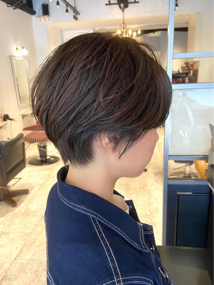 ショート カラー ショートヘア カット ヘアカラー トリートメント 二児のパパで店長な 戸田健治のヘアスタイル