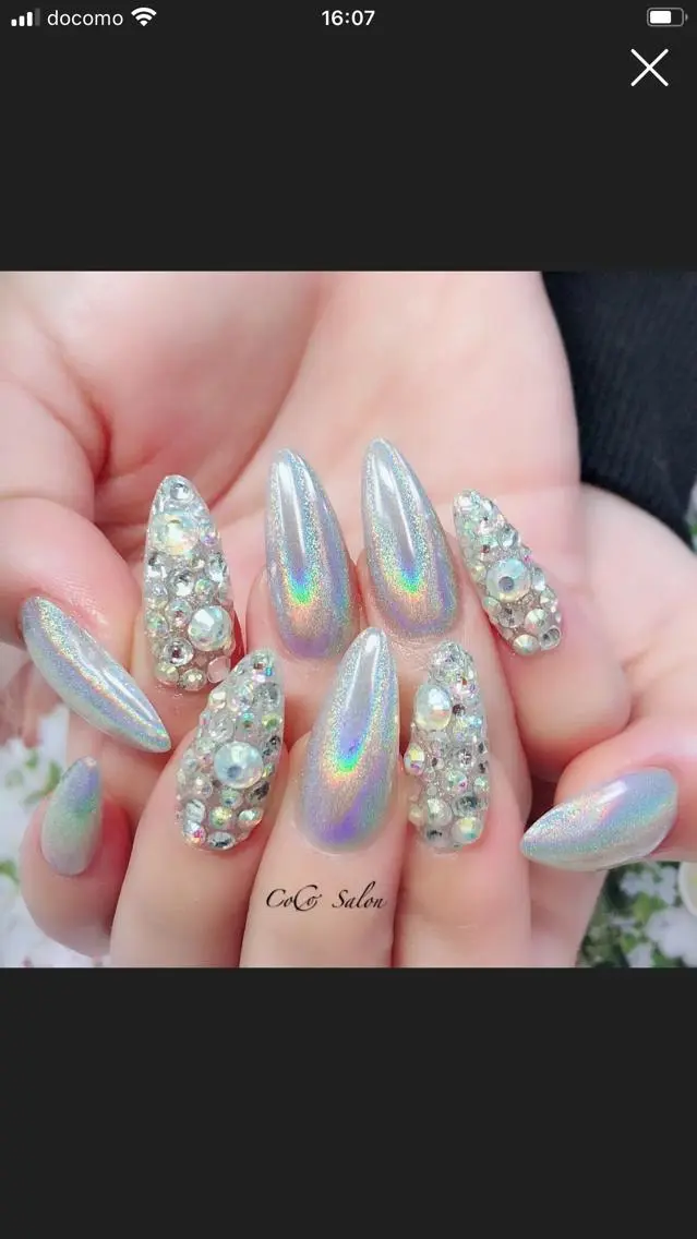 ネイル キラキラネイル CoCoSalon ネイル/まつ毛予約のネイルデザイン