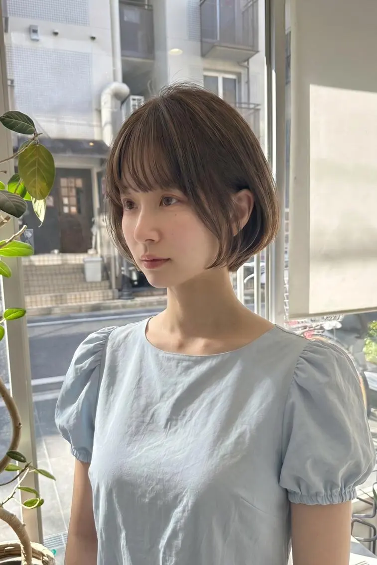 ショート tre.甲子園口店/ レイヤーカットのヘアスタイル