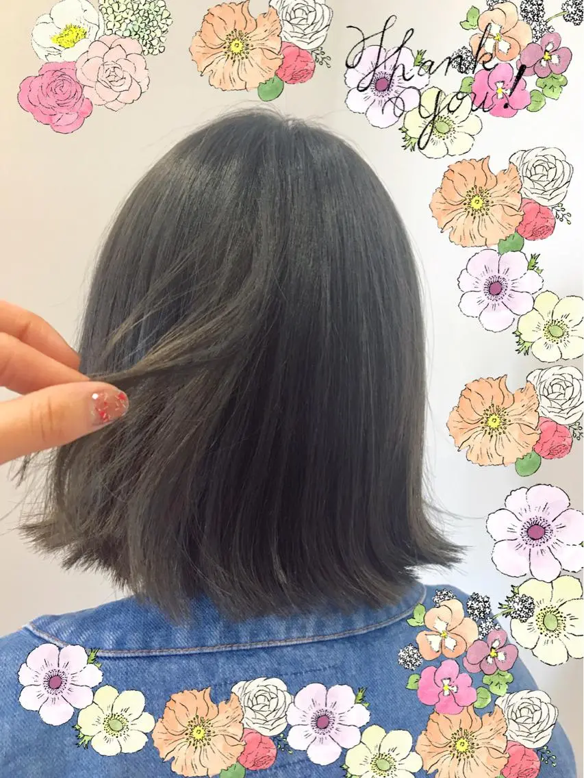 カラー ブリーチ ブリーチなしカラー 新宿駅近♡個室 ♡関口三都季🌜のヘアスタイル