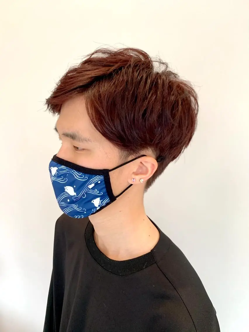 カラー メンズ メンズブリーチ ブリーチ ブラウンカラー ブリーチなしカラー レッドカラー カット ヘアカラー ✨メンズ✨ブリーチ✨ MASAのヘアスタイル