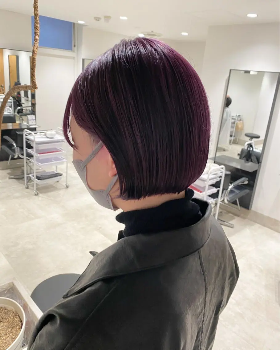 ショート カラー カット ヘアカラー トリートメント stylist トモヤのヘアスタイル
