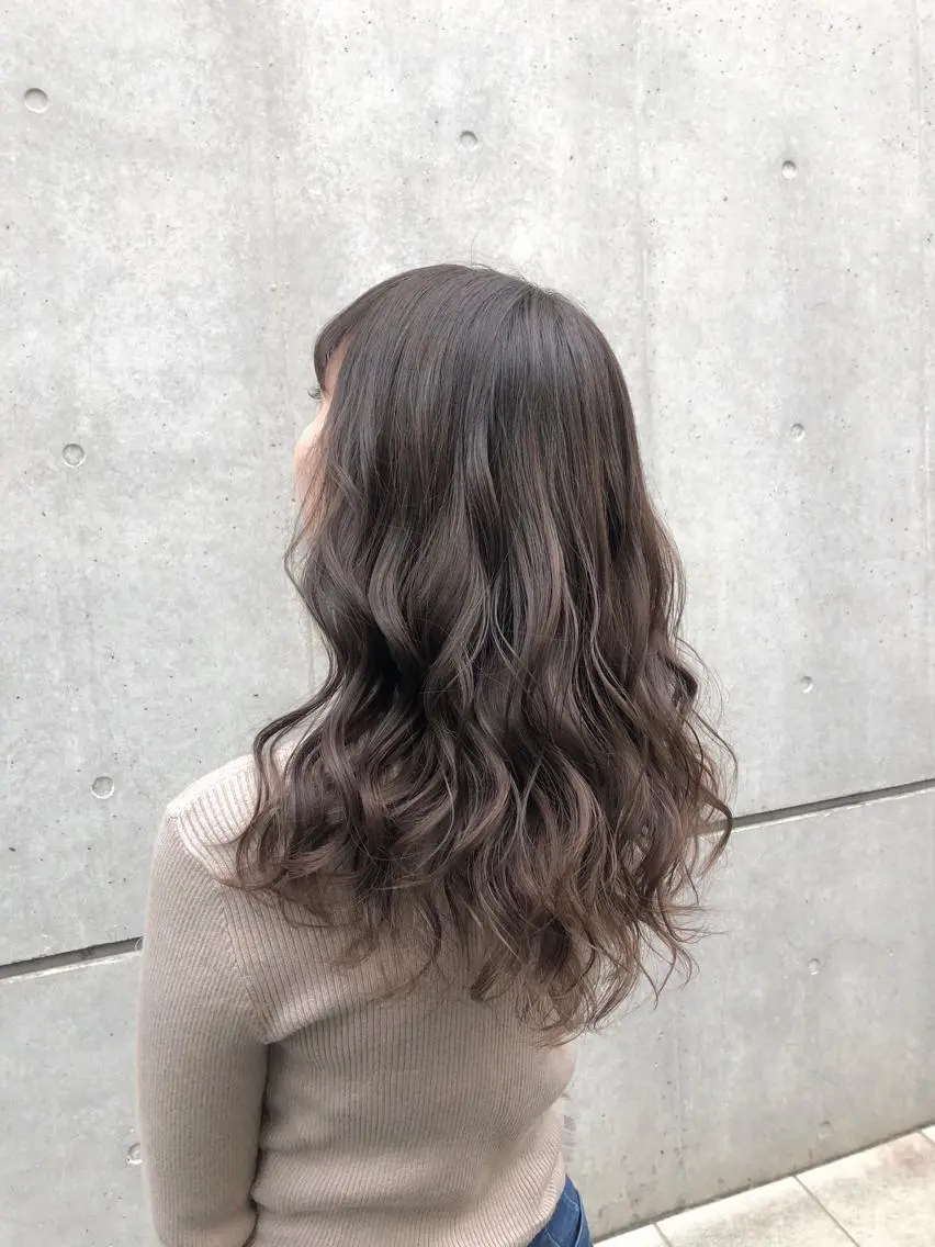 ロング カラー 銀座/ハイトーン/ hayaka 🖤のヘアスタイル