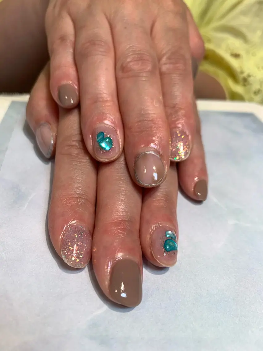 ネイル ニュアンスネイル Imyme mine Rioのネイルデザイン